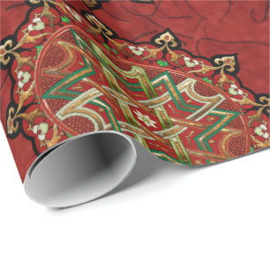 Papel De Presente Mandala de Yule