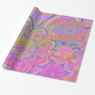 Papel De Presente Mandala Três Camadas
