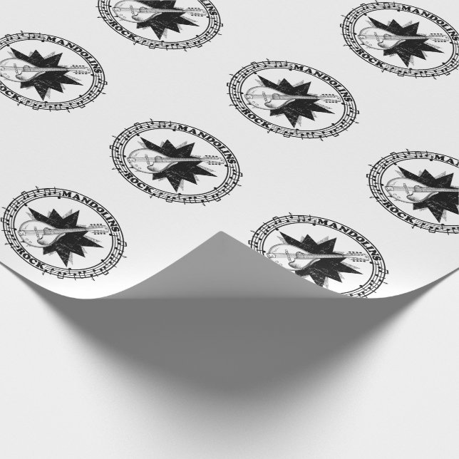 Papel De Presente Mandolins Rock Bluegass (Ponta)