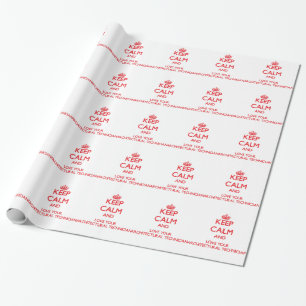 Papel De Presente Mantenha a calma e ame seu técnico arquitectónic