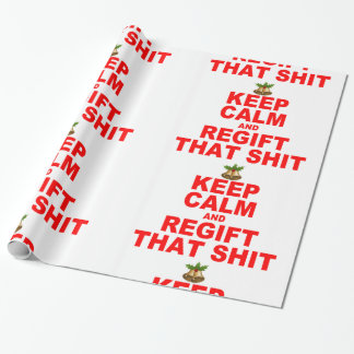 PAPEL DE PRESENTE MANTENHA CALMA E REGITE