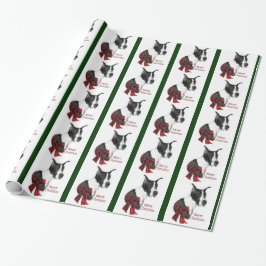 Papel De Presente Mantle Great Dane Christmas