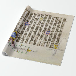 Papel De Presente Manuscrito medieval