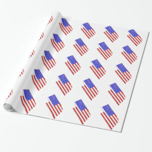 Papel De Presente Mapa do estado da silhueta da bandeira de Nebraska