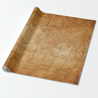 Papel De Presente mapa do mundo