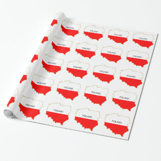 PAPEL DE PRESENTE MAPA DO POLÔNIA