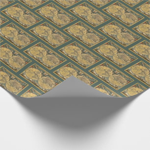 Papel De Presente Mapa Mundial Antiquado J. Blaeu 1664