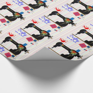 Papel De Presente Máquinas De Serrar Vintagem E Vintagem De Artesan