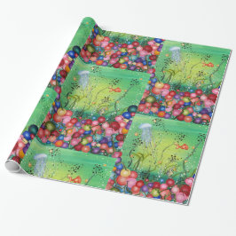 Papel De Presente Mar de Cor