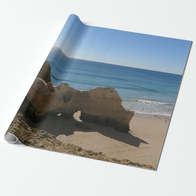 Papel De Presente mar, oceano, água, natureza, paisagem, praia, (Desenrolado)