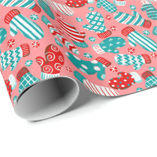 Papel De Presente Maravilhoso Mittens Gift Wrap