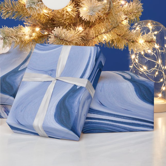 Papel De Presente Marble design (Feriados)