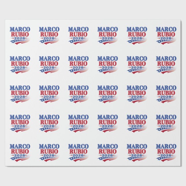 Papel De Presente Marco Rubio 2028 (3st) (Aberto)