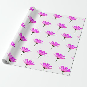 Papel De Presente Margarida Rosa