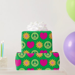 Papel De Presente Margaridas Divertidas