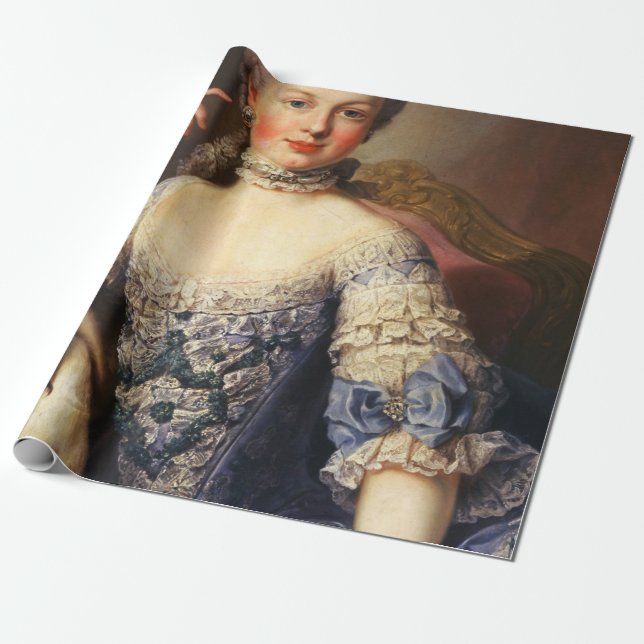 Papel De Presente Marie Antoinette (Desenrolado)