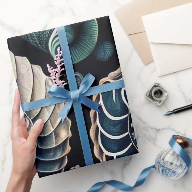 Papel De Presente Marine Treasures (Presentear)