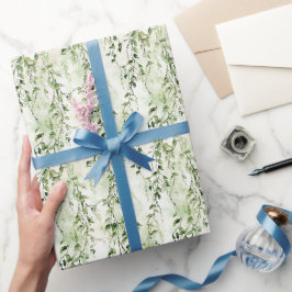 Papel De Presente Marinha Branca Verde Sai do Aniversário da Selva