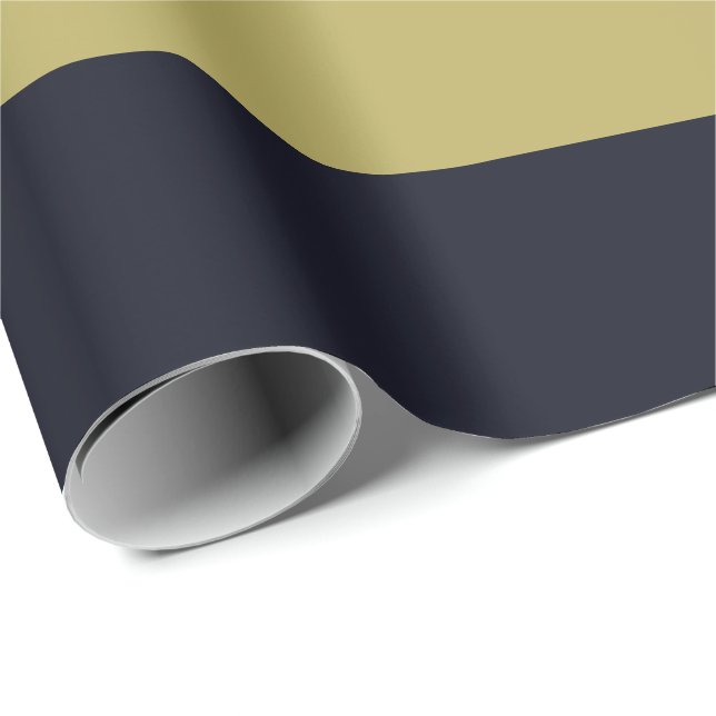 Papel De Presente Marinho e papel de envolvimento (Ponta do rolo)