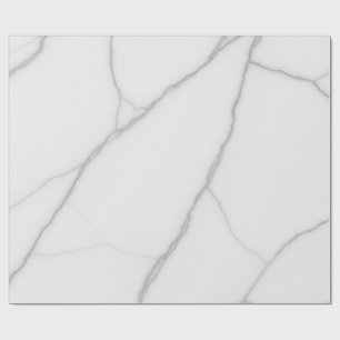 Papel De Presente Mármore Branco