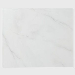 Papel De Presente Mármore Branco