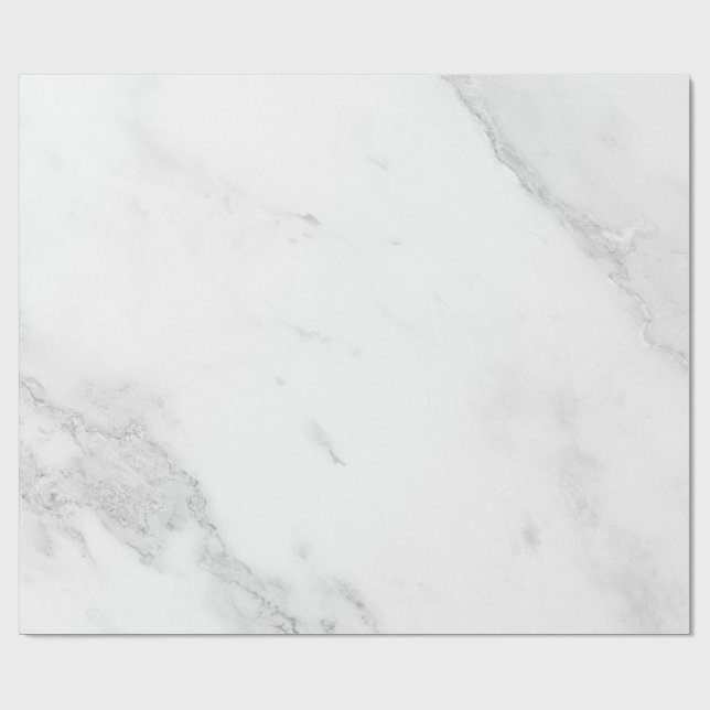 Papel De Presente Mármore Branco (Aberto)