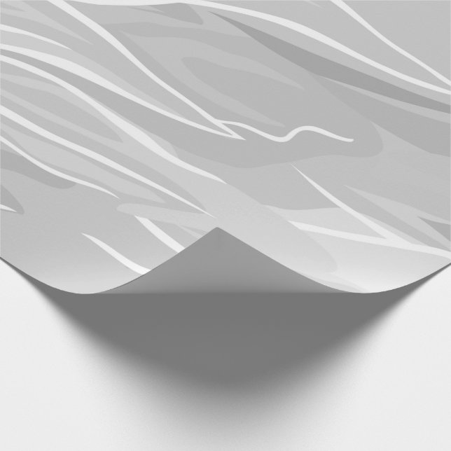 Papel De Presente Mármore de Cinzas minimalista (Ponta)
