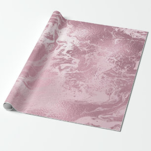 Papel De Presente Mármore-ouro rosa-rosa-na moda-rosa-Elegante