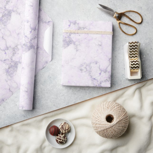 Papel De Presente Mármore Pedra Natural Cinza com Veios Rosa Violeta (Artesanato)