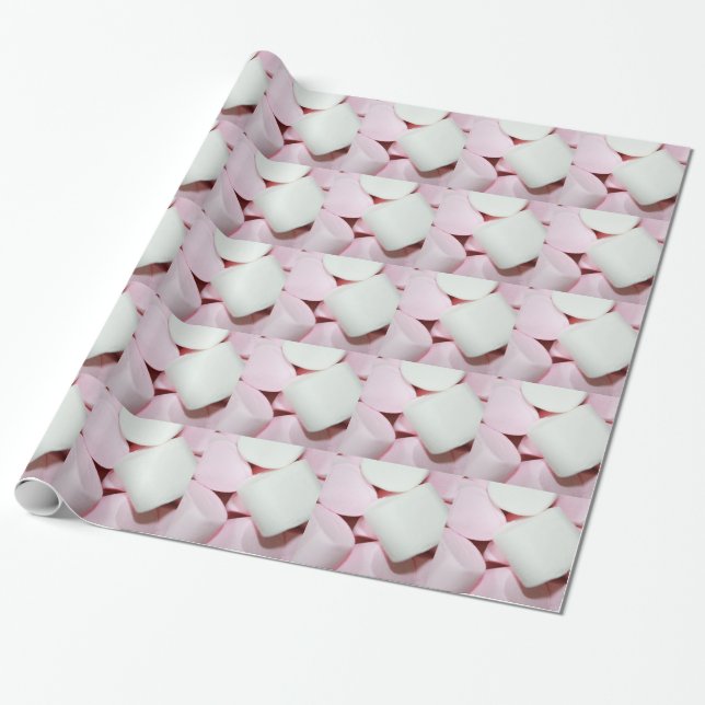 Papel De Presente marshmallows (Desenrolado)