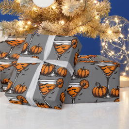 Papel De Presente Martini de Abóbora
