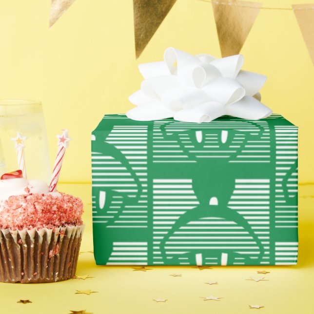 Papel De Presente MARVIN O Ícone Striped MARTIAN™ (Festa de aniversário)