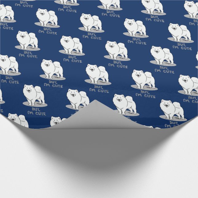 Papel De Presente Mas eu sou o Cachorro Bela Samoyed Engraçado Sammi (Ponta)