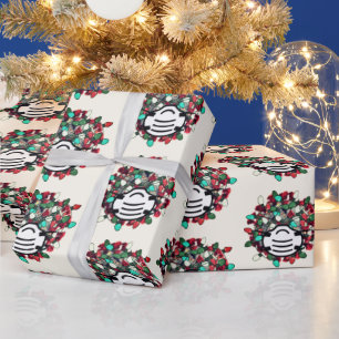 Papel De Presente Máscara de Patogénio Clássico do Cóvulo de Qua