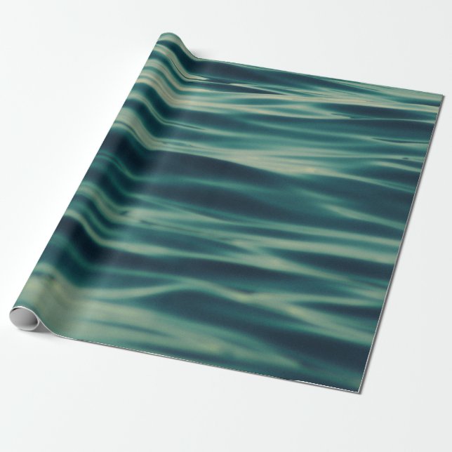 Papel De Presente Massa de água ondulada (Desenrolado)