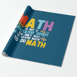 Papel De Presente Matemática De Professores De Matemática Não É