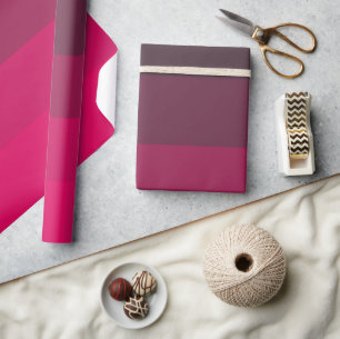Papel De Presente Matizes de Pinks Profundos