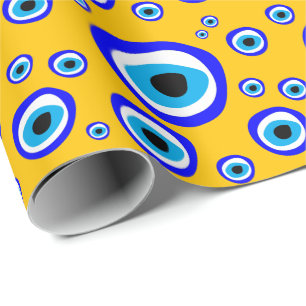 Papel De Presente Mau Olho Talisman & Arabic Amulet /Turco, Grego