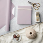 Papel De Presente Mauve Finery Purple Solid Color<br><div class="desc">Papel de embrulho a cores sólidas numa grande variedade de cores para todos os seus presentes de casamento e chá. As cores para 2025 são escuras e ousadas e é isso que você encontrará nas minhas últimas designs com nomes coloridos de várias empresas de design.</div>