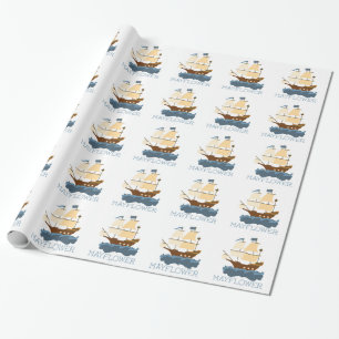 Papel De Presente Mayflower