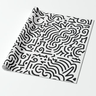 Papel De Presente Maze Wrapping Paper