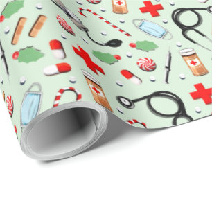 Papel De Presente Medicina no Natal