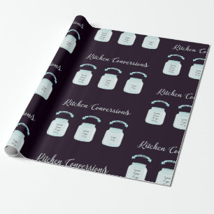 Papel De Presente Medições de Receitas Úteis de Conversões de Co