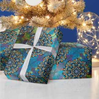Papel De Presente Meditação Mandala Wrappaper
