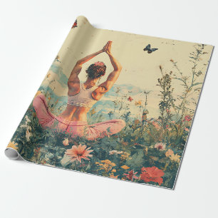 Papel De Presente Meditação Serena ao Nascer do Sol (3)
