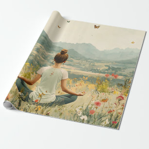 Papel De Presente Meditação Serena ao Nascer do Sol (6)