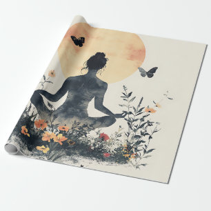 Papel De Presente Meditação Serena ao Nascer do Sol (8)