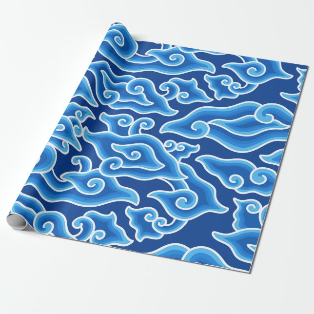 Papel De Presente Megemenung batik (Desenrolado)