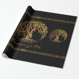 Papel De Presente Mehndi Tree of Life (Henna)