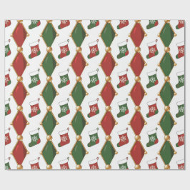 Papel De Presente Meia de Natal